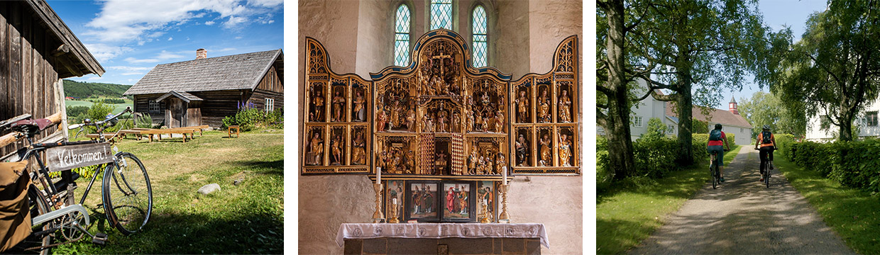 Prøysenhuset, Ringsaker kirke og Sigstad gård