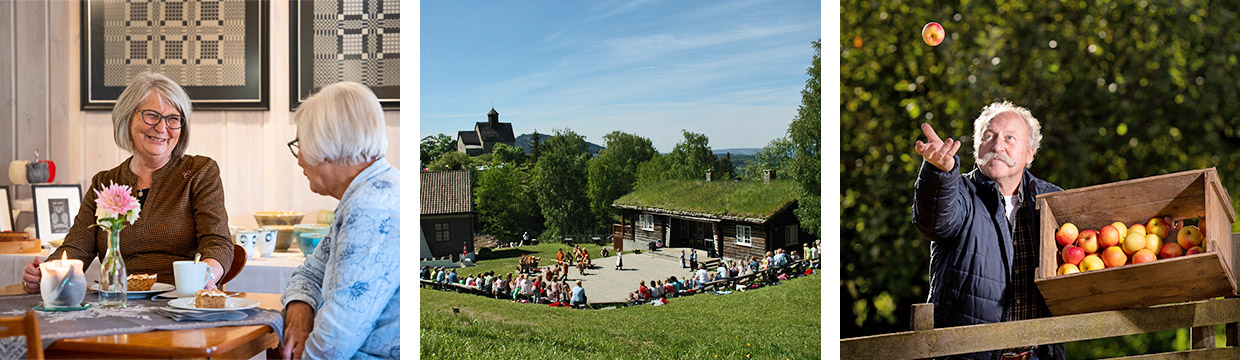 Kulturperler i Innlandet - Grinakervev, Hadeland Folkemuseum og Hemlaga på Næs