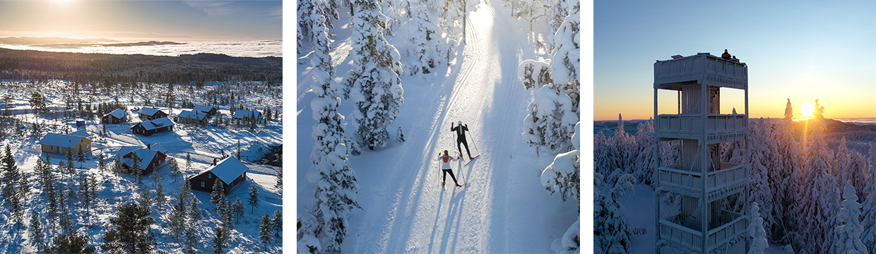 Vinter - Aktive friluftfstopplevelser på Lygna